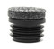 Round Chair Tip Insert Plug with SuperFelt® - Ribbed - 7/8'' Diameter Tube