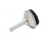 Screw-In Nylon Base Glide w/ SuperFelt® - M8 Dia. Thread x 1'' Length - Base Dia. 1 1/8''