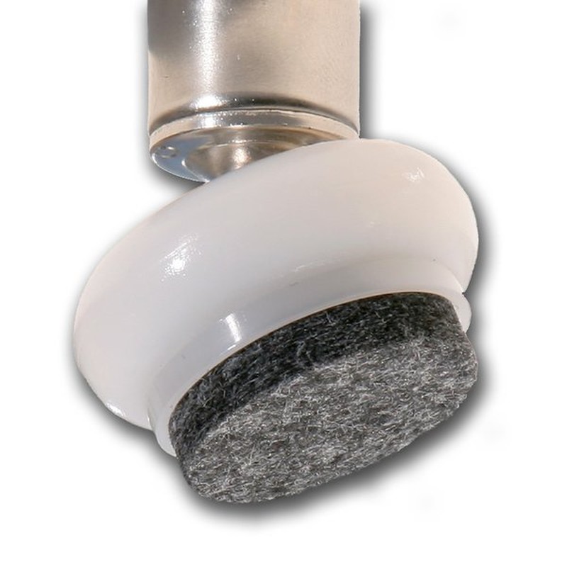 Glide Cap With Superfelt, Chair Glides For Vinyl Floors